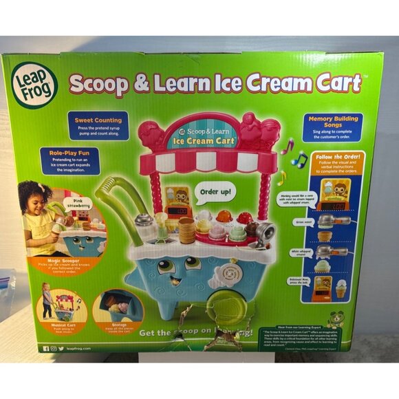 Leap Frog Scoop & Learn Interactive Educational Ice Cream Cart Toy - Picture 7 of 16
